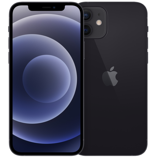 iPhone 12, zwart, 64 GB