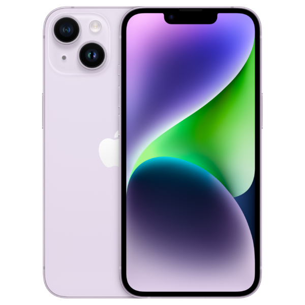 iPhone 14, paars, 128 GB