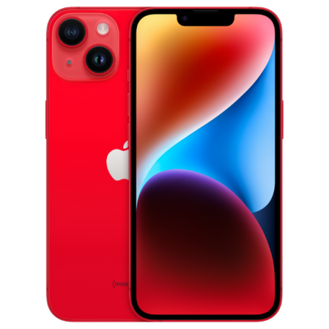 iPhone 14, rood, 128 GB