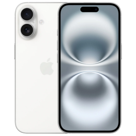 iPhone 16, wit, 256GB