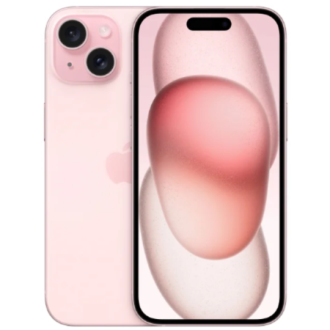 iPhone 15, roze, 128 GB
