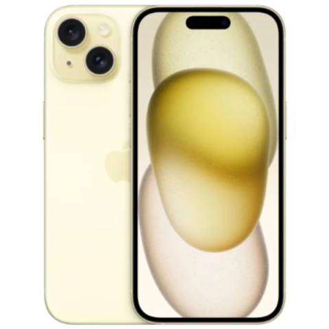 iPhone 15, geel, 128 GB