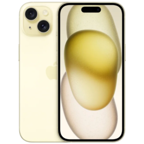 iPhone 15 Plus, geel, 128 GB