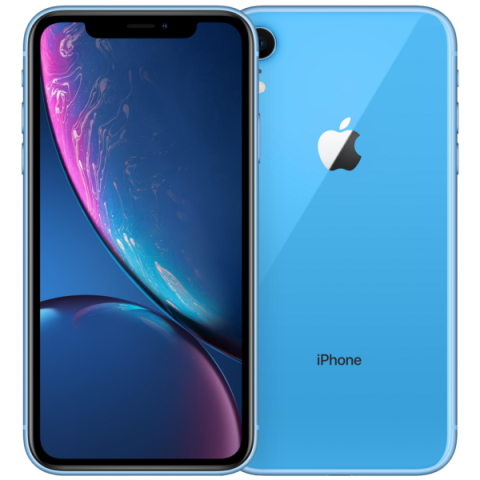 iPhone XR, blauw, 64 GB