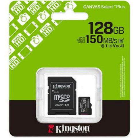 Kingston SD Kaart, 128 GB
