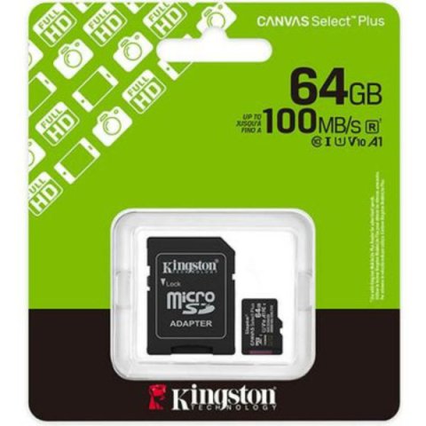 Kingston SD Kaart, 64 GB