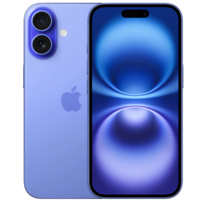 iPhone 16, blauw, 256GB