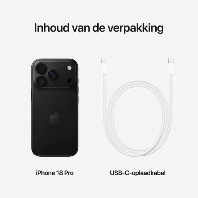 iPhone 18 Pro , zwart, 2TB