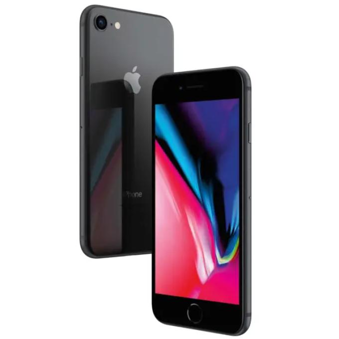 iPhone 8, zwart, 256 GB