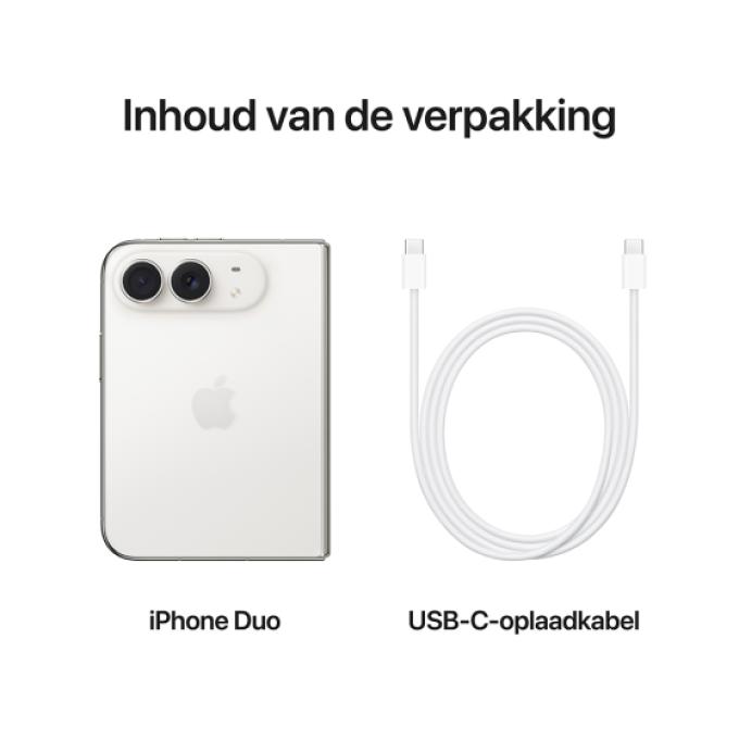 iPhone Duo, wit, 256GB