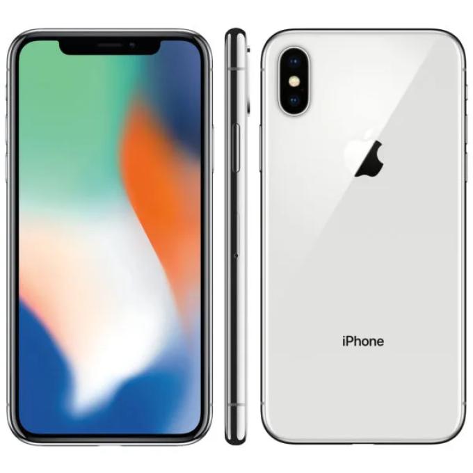 iPhone X, wit , 256 GB