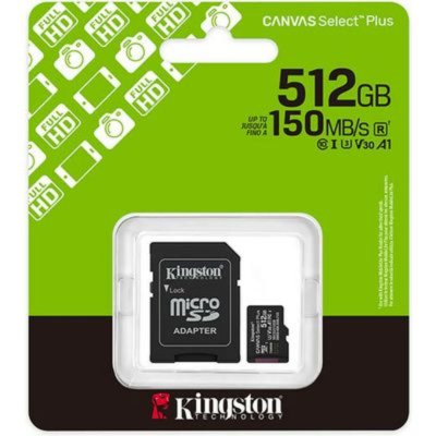 Kingston SD Kaart, 512 GB