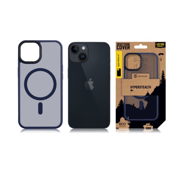 Apple iPhone 14, Magforce Hyperstealth Cover, Deep Blue