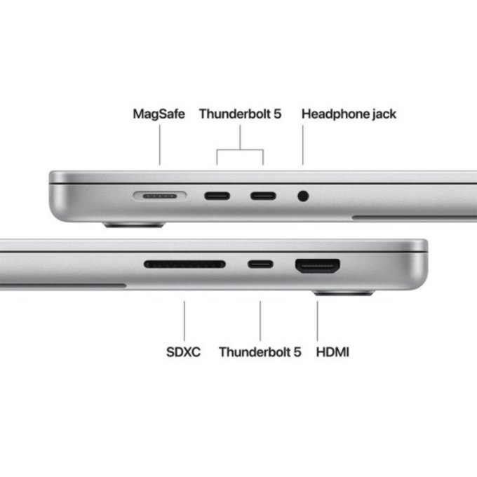 Apple MacBook Pro, 16 inch, Zilver