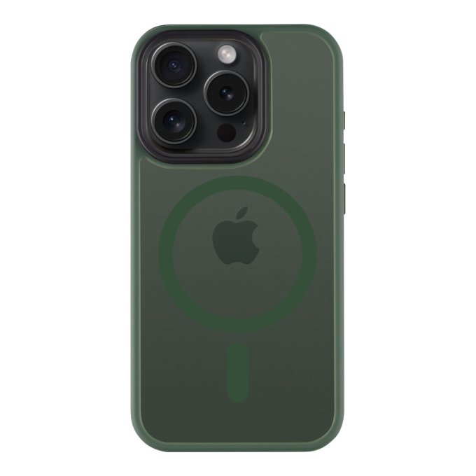 Apple iPhone 15 Pro , Magforce Hyperstealth Cover, Forest Green