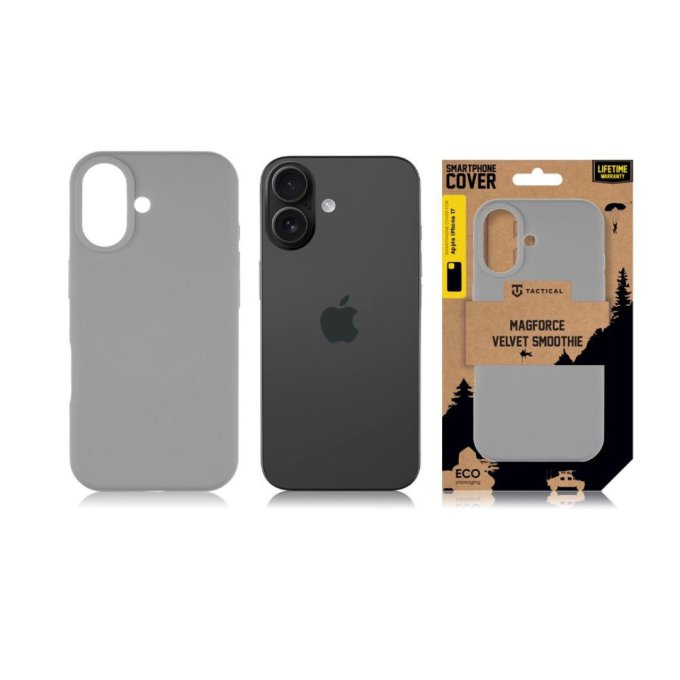 Apple iPhone 17, Magforce Hyperstealth Cover, Light Grey