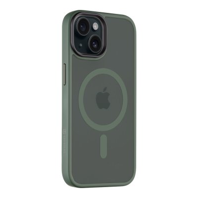 Apple iPhone 15, Magforce Hyperstealth Cover, Forest Green